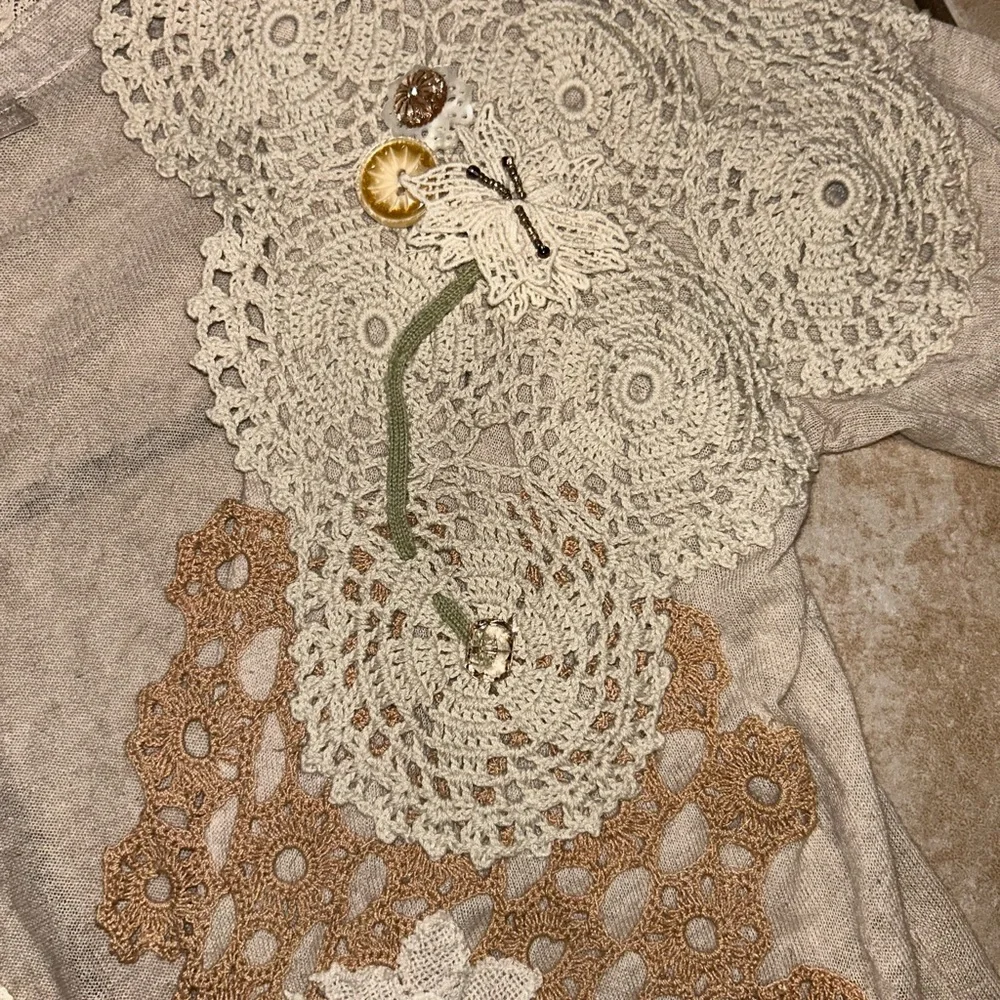 Anthropologie Cobbled Roads Sweater size small - Picture 7 of 11